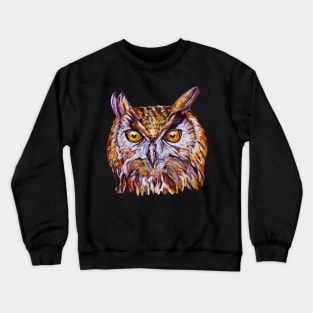 Cute Wise Owl Crewneck Sweatshirt